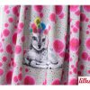 Pompom bambi - lillestoff GOTS/økologisk bomuldsjersey - rapport ca. 80 cm. - Image 3