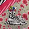 Pompom bambi - lillestoff GOTS/økologisk bomuldsjersey - rapport ca. 80 cm. - Image 6