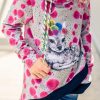 Pompom bambi - lillestoff GOTS/økologisk bomuldsjersey - rapport ca. 80 cm. - Image 4