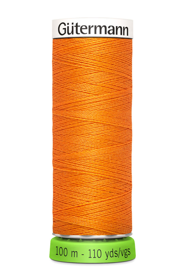 Orange sytråd - Recycled / genanvendt - 100 meter