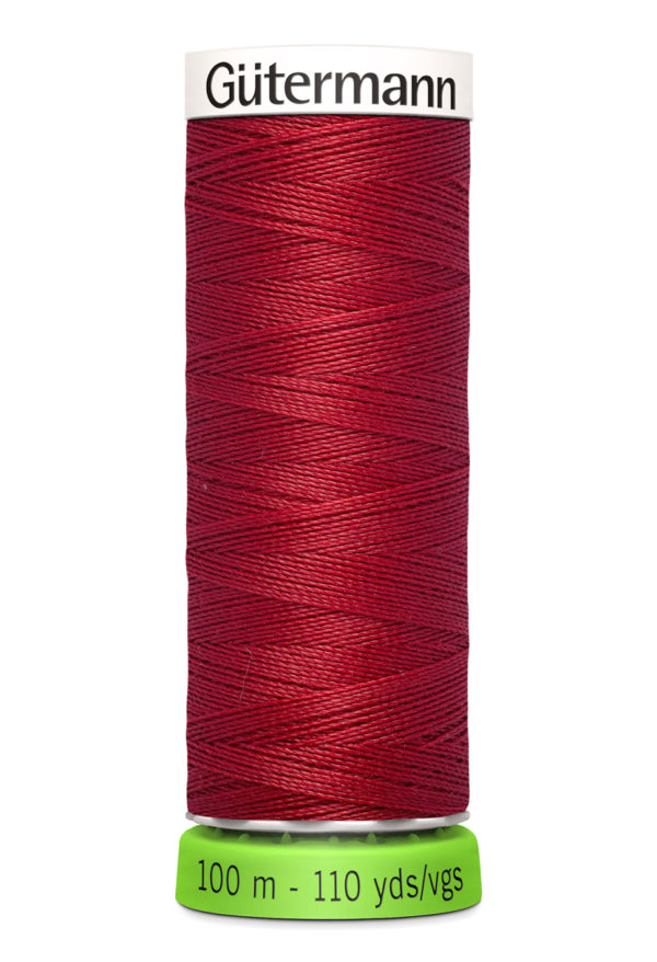 Bordeaux sytråd - Recycled / genanvendt - 100 meter