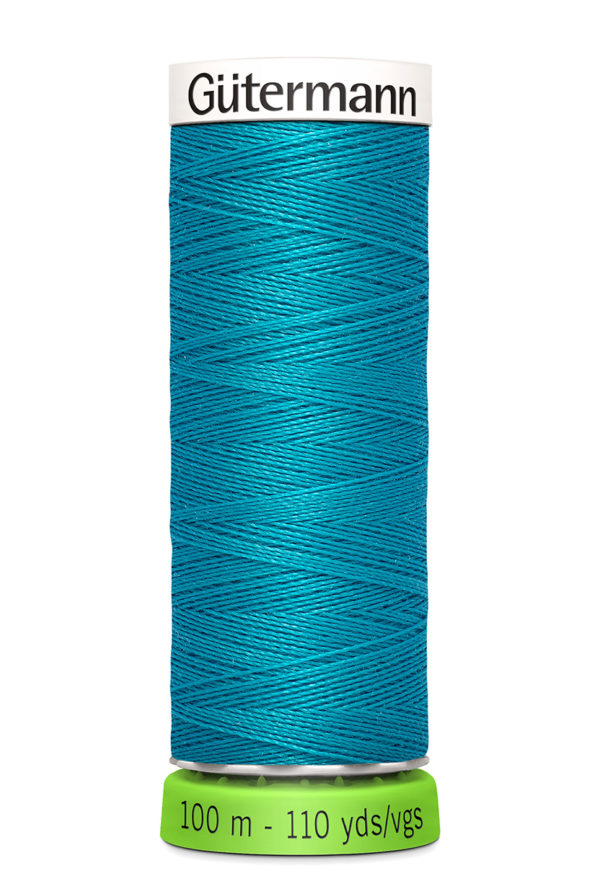Turkis sytråd - Recycled / genanvendt - 100 meter