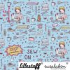 Sew on and keep calm/bare sy videre - lillestoff GOTS/økologisk bomuld - Image 3