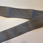 Elastik 4 cm. - lys gråmeleret - Image 2