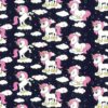 My little unicorn/enhjørning på blå - 100% fastvævet bomuld/poplin