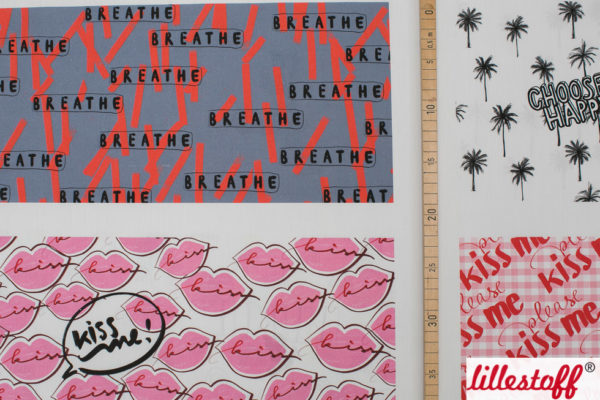 Miss Patty masker/mundbind - lillestoff GOTS/økologisk bomuld - rapport ca. 75 x 142 cm (9 paneler) - Image 4