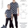 Minikrea symønster nr. 66220 Raglan t-shirt str. 2 – 16 År/Men XS – XXL (EU standard sizes)