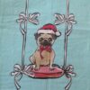 Julehund, mops - bomuldsjersey - panel - Image 2